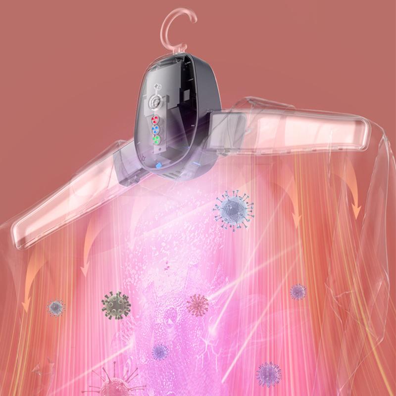 Electric Clothes Drying Hanger Portable Foldable Intelligent ABS Shoe Dryer Hanger for Business Home