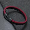Neue Mode Bicolor Seil Armband Männer Ukraine Braclet In Blau Gelb Viking Armreif Pulseira Masculino Cool Biker Accessoriess
