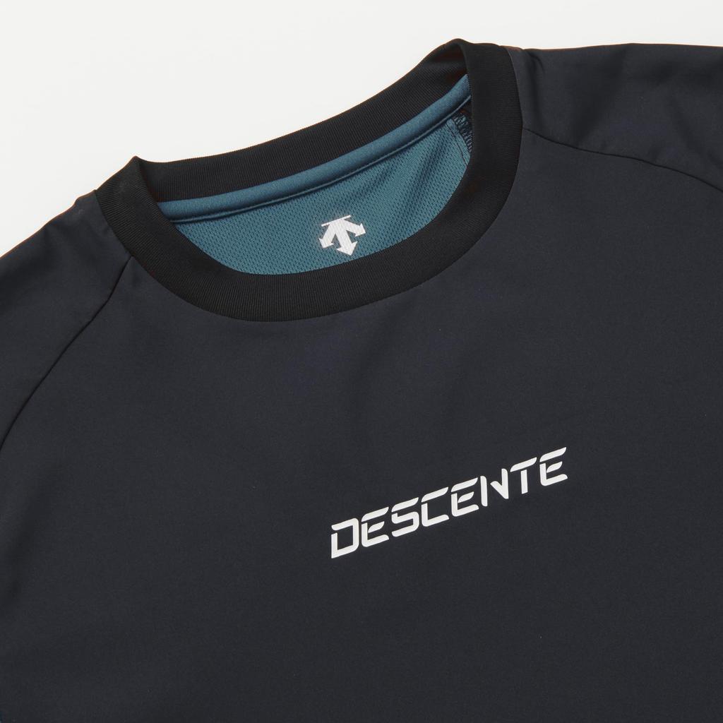 [Descente] Short-sleeved volleyball training jacket DV5SWB02U_BK00_S