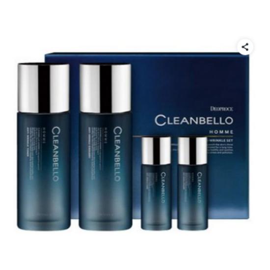 Deoproce Cleanbello Homme Anti-Wrinkle Skin & Lotion Set Hydrating & Firming 4pcs