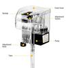 USB Powered Suspended Aquarium Filter Mini Hanging 2.5W 250L/H Flow for Small Fish Tanks Below 30cm Freshwater Pond Water Pump