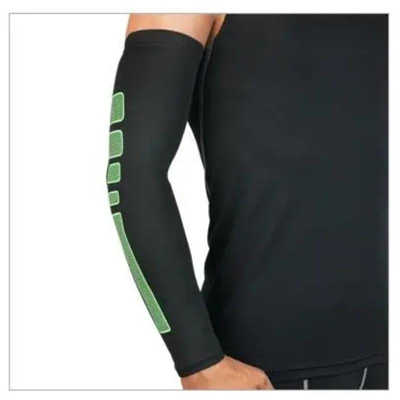 

1 шт., дышащие наколенники на локте, быстросохнущие рукава для бега, баскетбольные нарукавники для фитнеса, спортивное оборудование для защиты от солнца XL чёрный