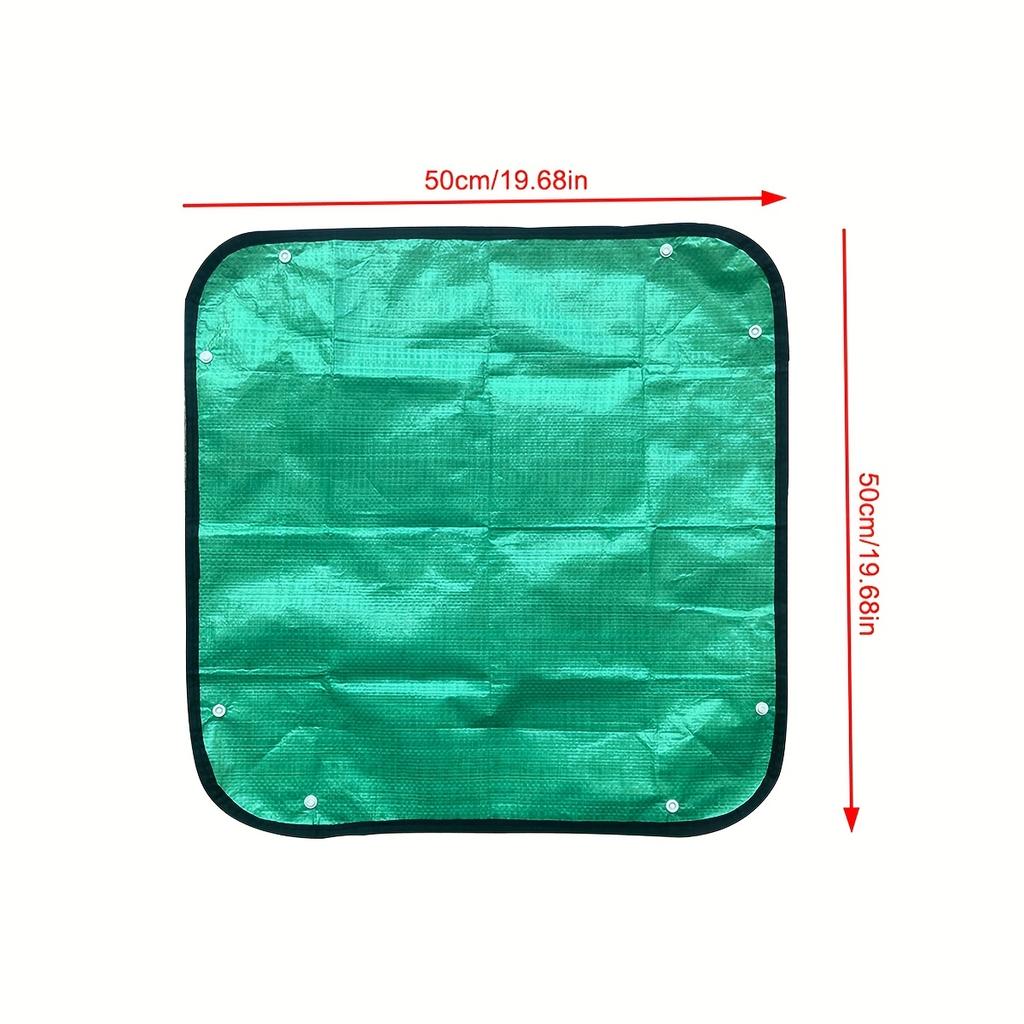 5pcs Waterproof Gardening Planting Mat with Sturdy Edges - Heavy-Duty Easy-Clean Soil Mix Suitable for Indoor/Outdoor Use, Turquoise Durable Plant Bed