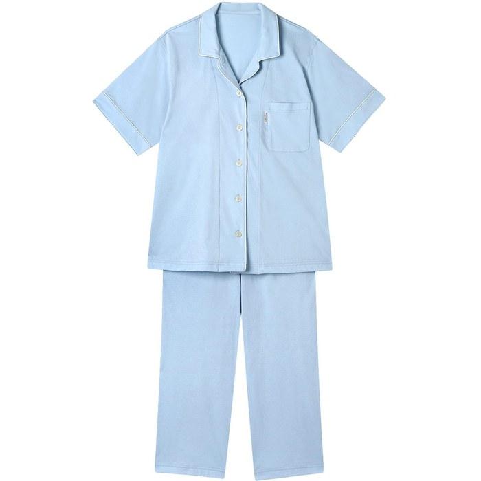 Wacoal RELAX&SLEEP Pajamas 5-Sleeve 8-Length 100% Cotton YDT150 SX M