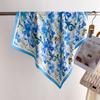 New Fashion Luxury Printed Square Scarves Women's Silk Floral Bandana Small Neckties Hairbands Bags Foulard Shawl