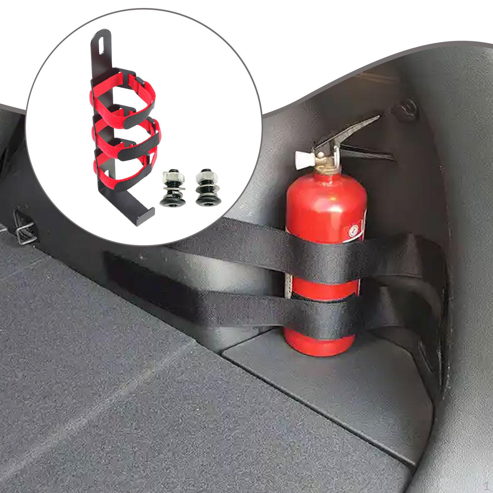 

Adjustable Car Holder, Heavy-duty, , with Fastening Strap And Extinguisher Holder. 26.6cmx8cm