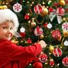 Christmas Tree Hanging Ball Ornaments Set Delicate Design High Quality Perfect for Decorating Indoor and Outdoor Spaces