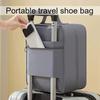Travel Shoe Organizer Bag Portable 3 Layers Storage Pouch Luggage Accessory for Outdoor Trips Dustproof Space-Saving Shoe Bag