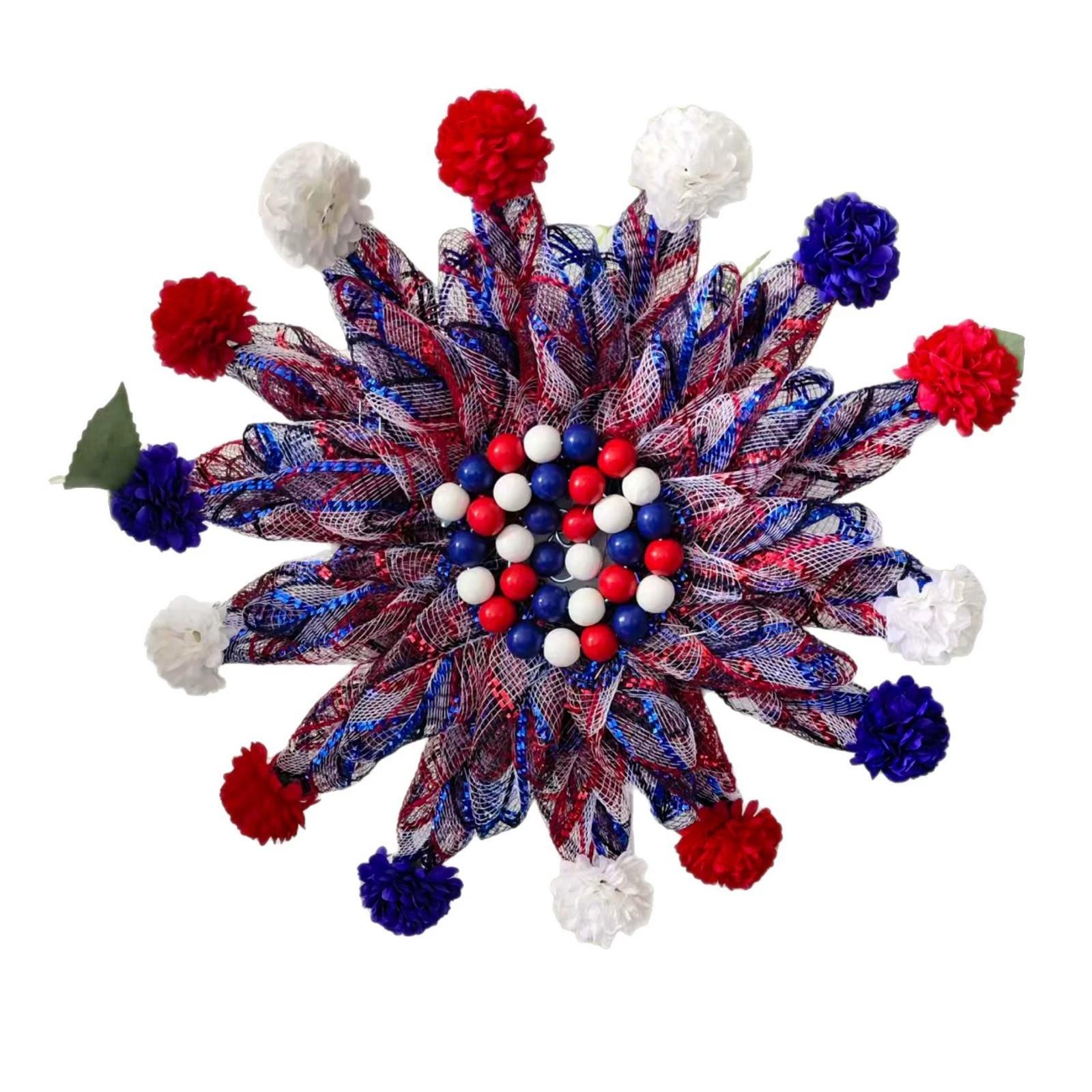 

Венки Венки на День независимости Украшения Венки из искусственных растений Украшения для входной двери дома One Size