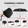 RDN3  12 Bone Car Fully Automatic Business Sunshade Folding Umbrella For Abarth Stilo Ducato Palio Bravo Linea Doblo 500 Grande Tipo