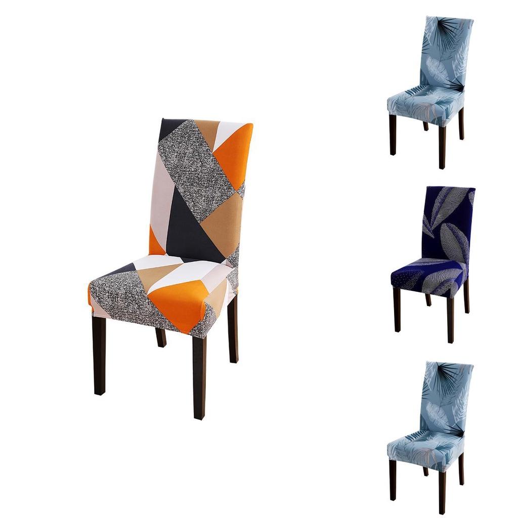 Stretch Dining Chair Covers Slipcovers Dustproof Soft Fabric For Elegant Home Decor
