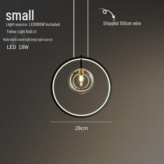 Modern Nordic Bubble Pendant Light for Bar, Restaurant, Coffee Shop, Staircase, or Bedroom