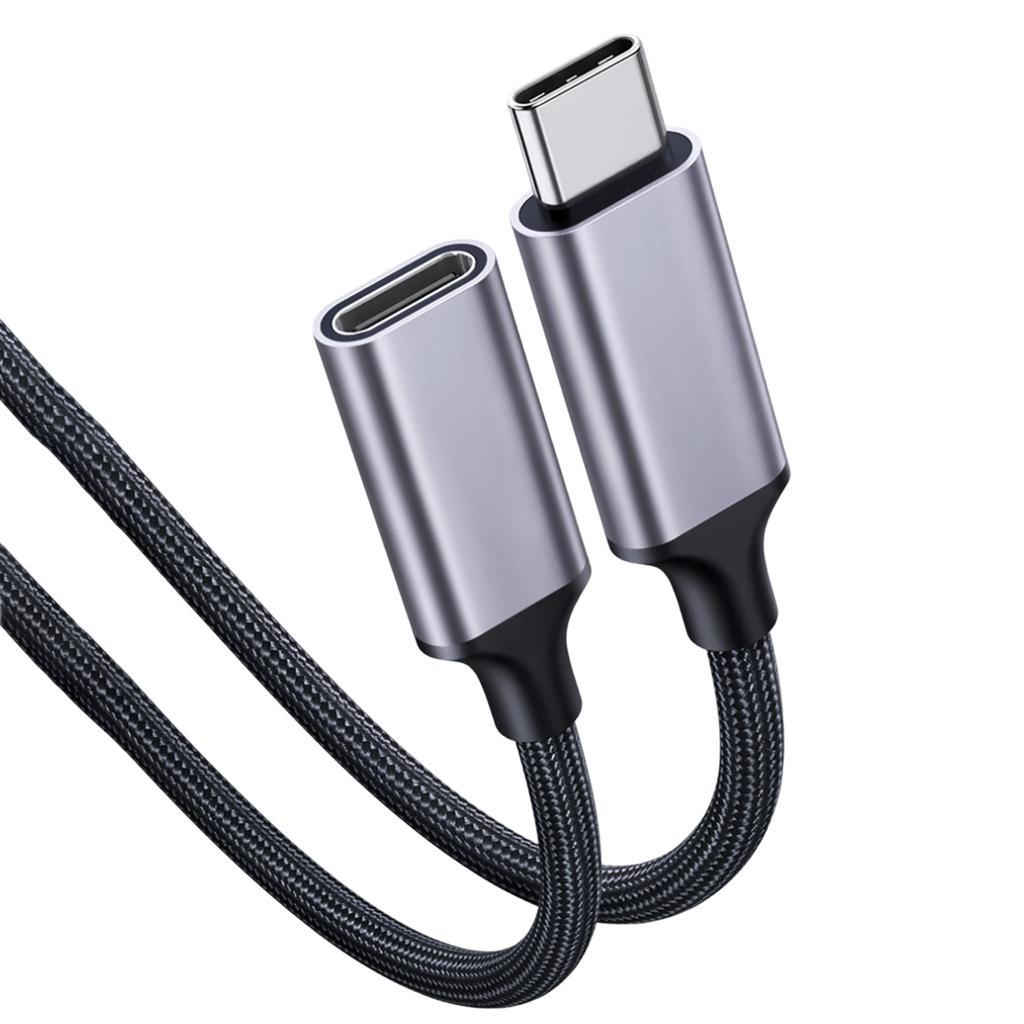 Fast Speed Type C Extension Cable Male to Female 100W Fast Charge 4K Output for Reliable Data Transfer and Charging