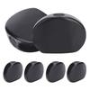 6 Pcs Guitar Tuning Peg Buttons Oval Black Machine Head Buttons Guitar Replacement Parts Instrument Accessory