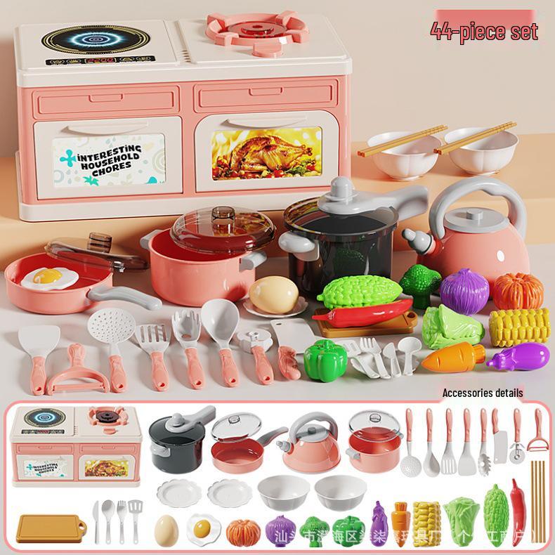 Children's Kitchen Toy Set: Role-Playing Simulation Stove for Boys and Girls