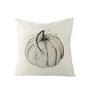 Home Thanksgiving Pumpkin Polyester Pillow Cover Home Sofa Pillow Cushion Cover