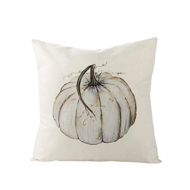 Home Thanksgiving Pumpkin Polyester Pillow Cover Home Sofa Pillow Cushion Cover