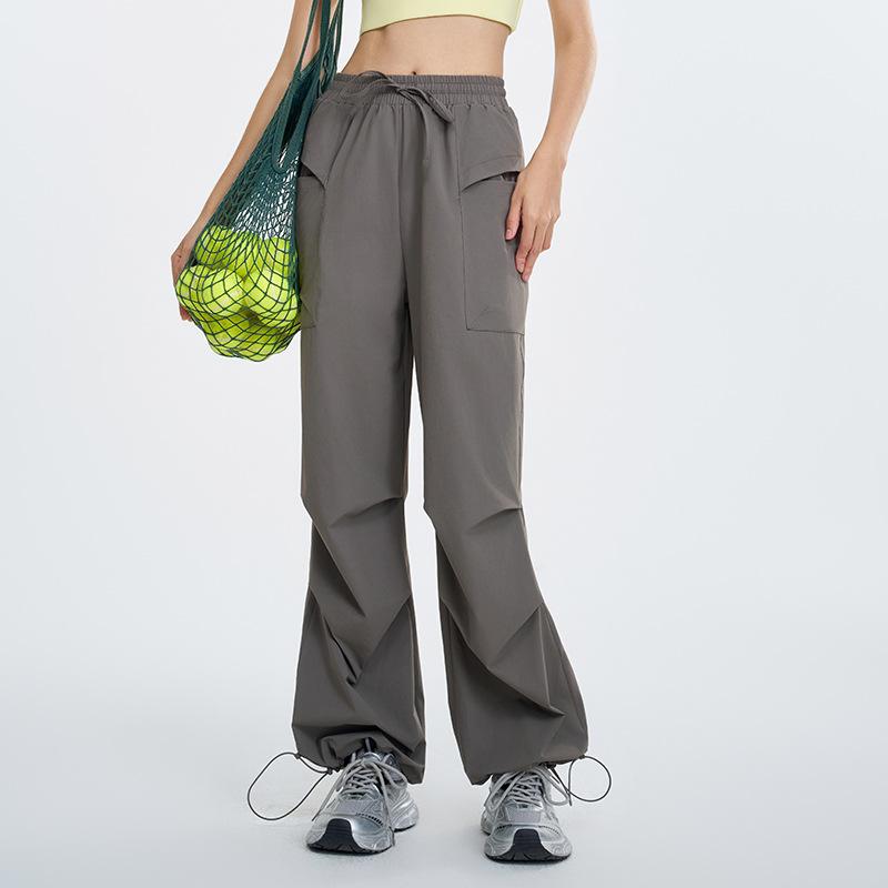 Sweatpants New American Retro Loose Drawstring Versatile Fashion and Thin Casual Yoga Pants Female Paratrooper Overalls