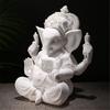 Handmade Sandstone Ganeshas Buddhas Elephant Statue Figurine for Home and Office Decoration