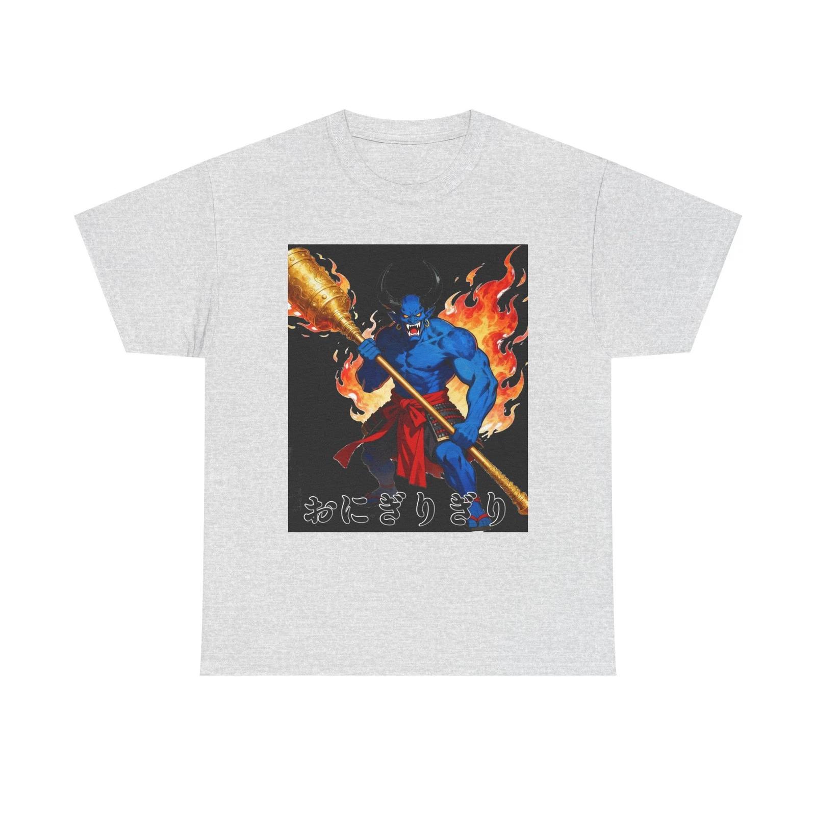 Футболка с принтом «Японская культура ужасов» - мотив Воин-самурай S