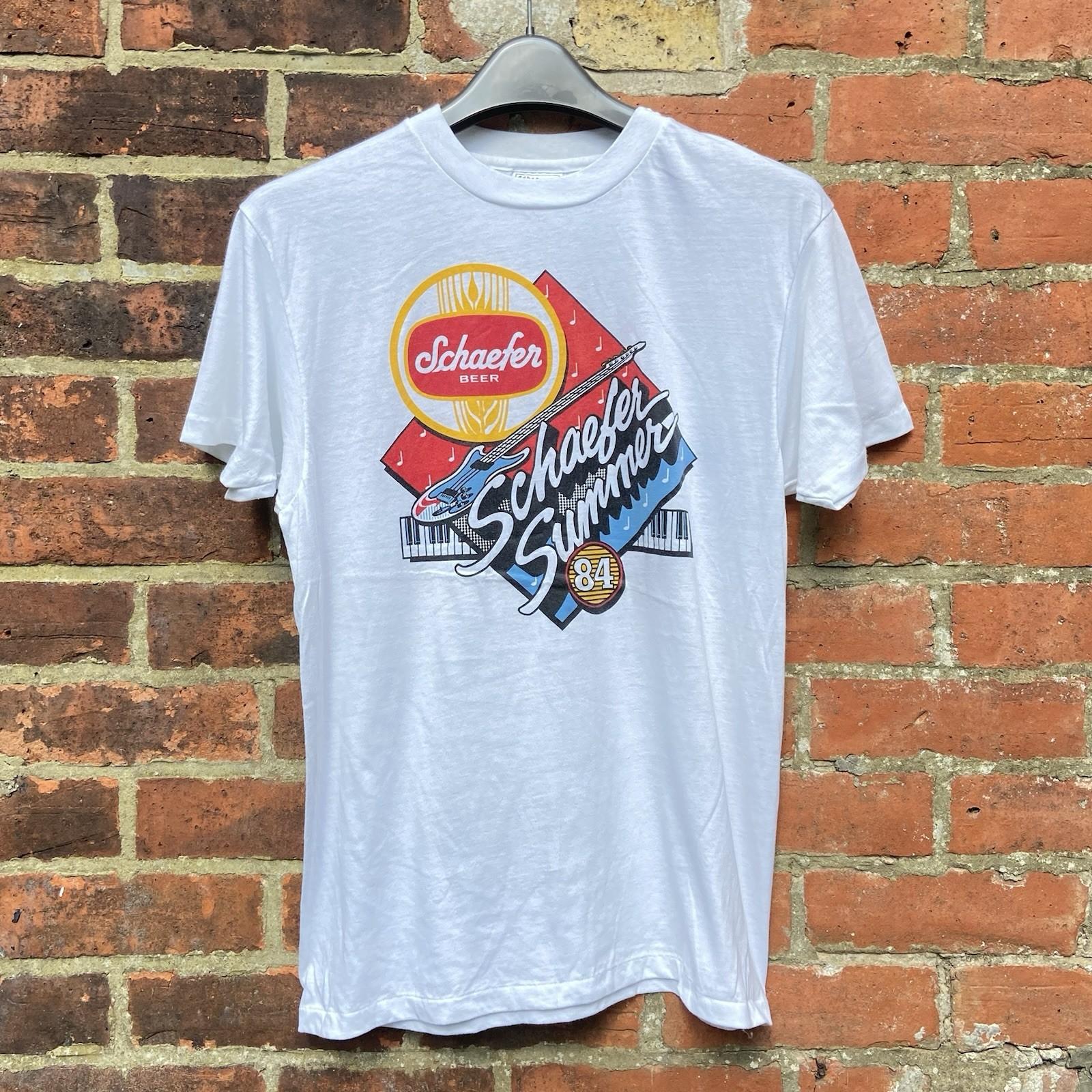 Vintage 80s John Denver Concert T Shirt Large Slim Schaefer Summer 84 Rock USA Unisex T-Shirt XXXL