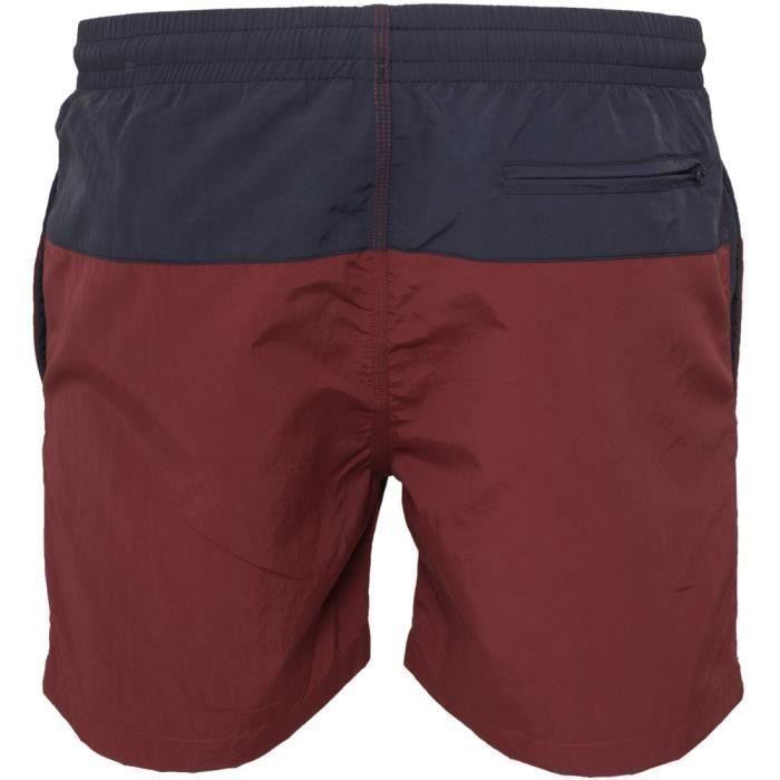 Short De Bain - Urban Classics - BLOCK - 100% Nylon - Doublure Polyester - Athlétique