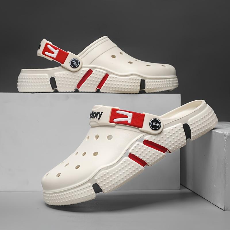 Men's Casual Comfortable Soft Sole Clogs, Breathable Lightweight Clogs for Indoor Outdoor Beach, Summer