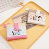 Korean Style Embroidery Sausage Dog Wallet Purse PU Leather Card Holder Card Bag  Women