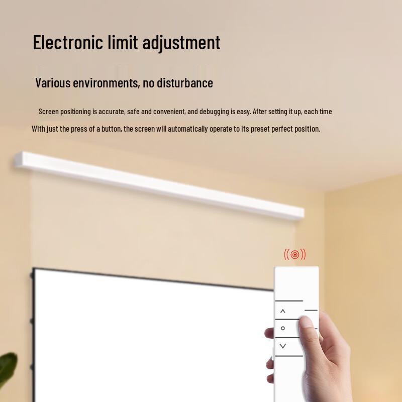 JINGMI 133-inch FG4XS Electric Smart Anti-Light Projection Screen