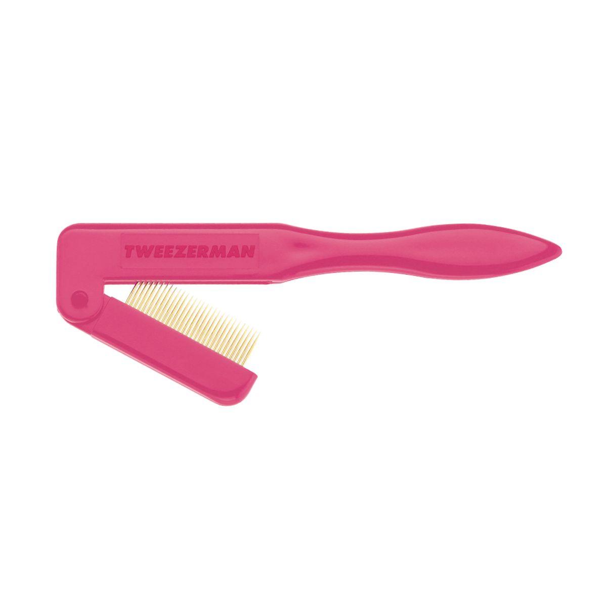 Folding Eyelash Comb Pink