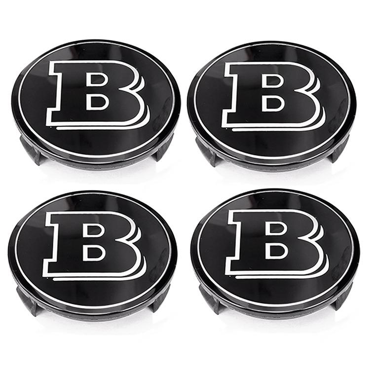Hub Cap 4PCS 75mm*68mm Car Emblem Wheel Hub Center Cap Sticker Rim Badge Cover For Mercedes Benz GLE63 CLS63 GLC63 W204 AMG Stickers