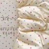 Small fresh A aerobic knitted double-layer yarn bed cover 4pcs set, skin-friendly small floral maternal and infant grade single bed cover
