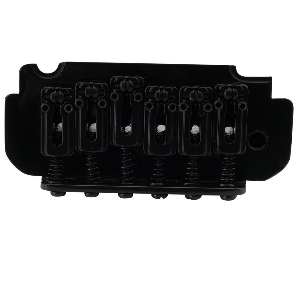 Musiclily Pro Roller Saddle Tremolo Bridge for Imported Strat Electric Black 10.8mm Two-Point Guitars,