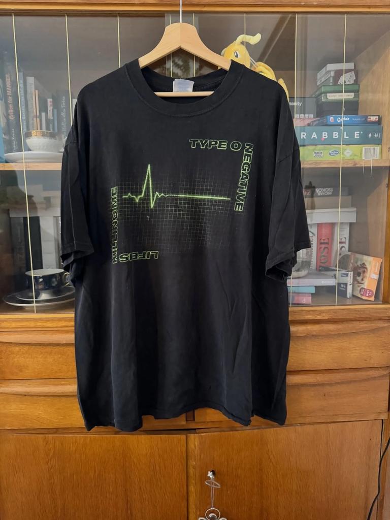 Vintage!! Type O Negative "Life Is Killing Me" T-T-Shirt Reprint