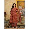 Indian Traditional Cotton Kurta Palazzo Dupatta Set Women Ethnic Salwar Kameez