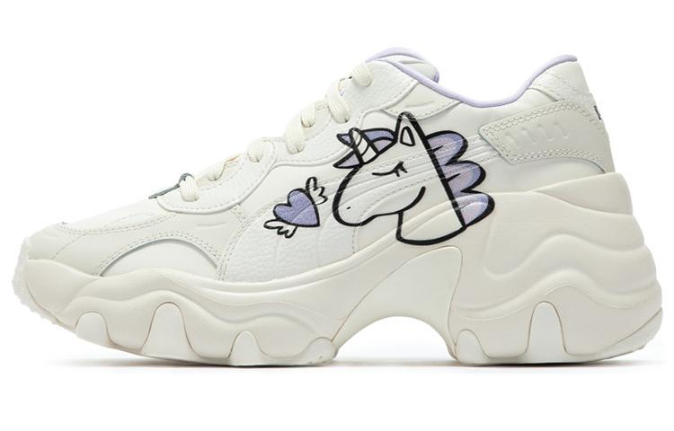 PUMA Pulsar Wedge White Purple Women s 386654-01 35.5
