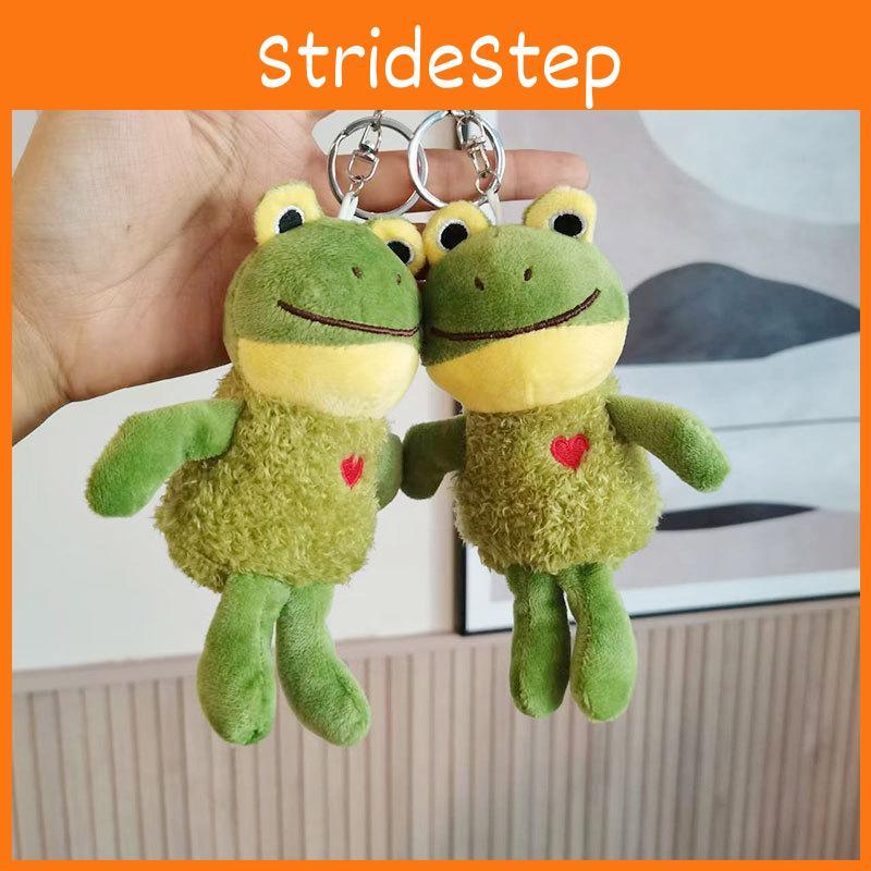 Soft And Cuddly Frog Keychain Plush Animal Adorable Cartoon Bag Pendant