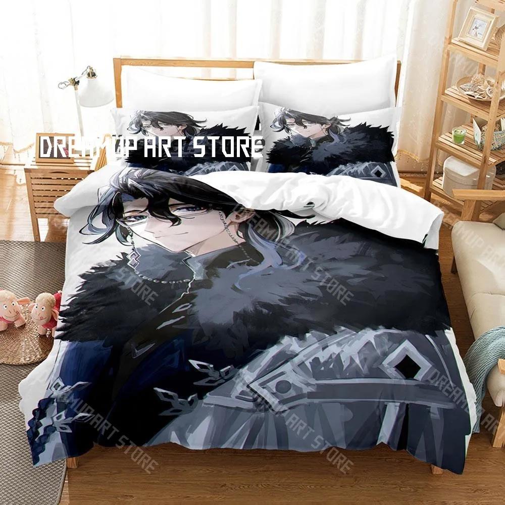 3D Print Genshin Impact Colombina Damselette Bedding Set Single Twin Full Queen King Size Bed Set Aldult Kid Bedroom Duvetcover
