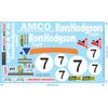 John Leffler '7' Ron Hodgson LJ Torana Car Decals - 1/18 - Water Decal