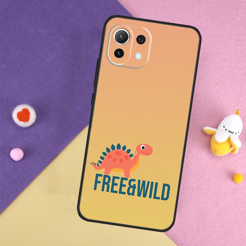 Cute Dinosaur Tea-Rex Case For Xiaomi 15 Ultra 13 14 14T 11T 12T 13T Pro POCO X7 Pro X3 X5 X6 F5 F6 M6 Pro Cover