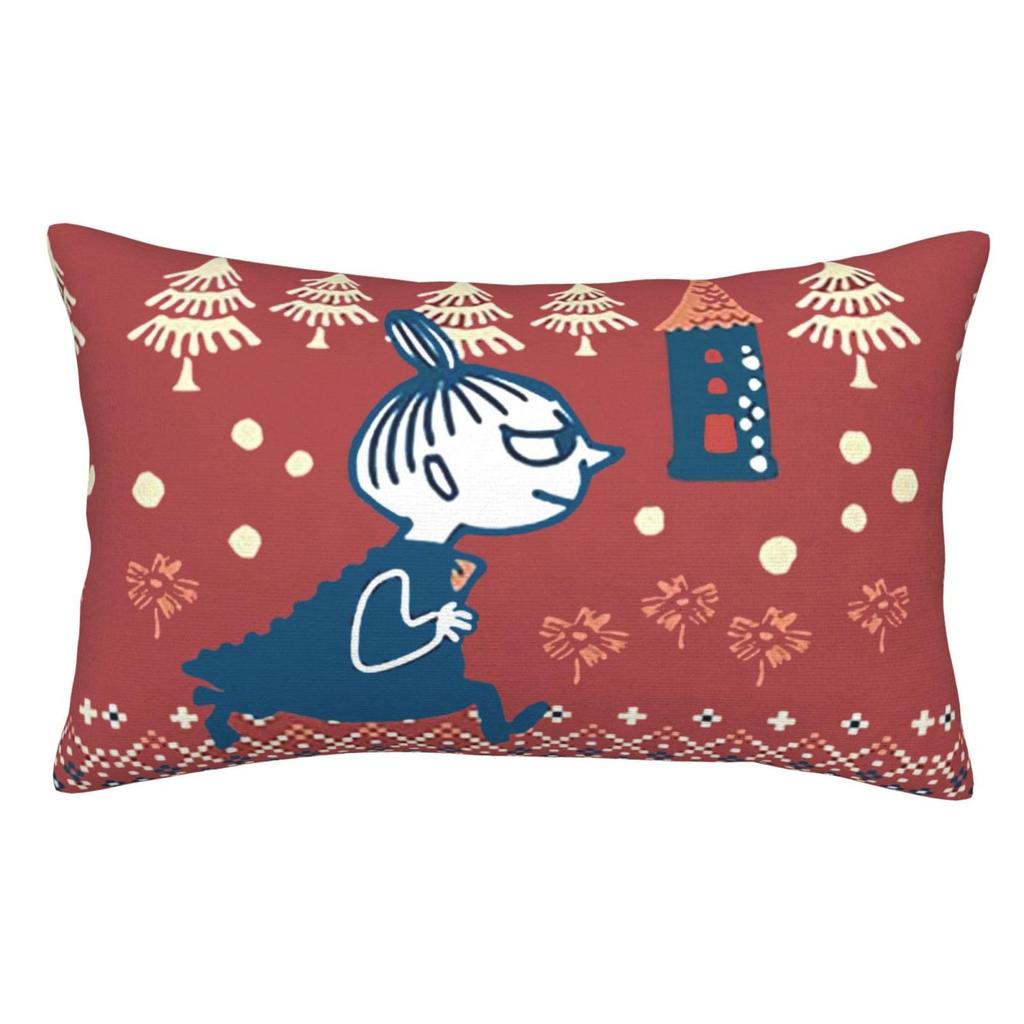 Moomin Little My Soft and Comfortable Sofa Decorative Pillow Suitable for and 60cm X 40cm Pillowcase, Anti-mite, Antibacterial, Anti-odor,