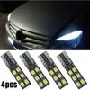 Car LED Lights 6000K White Eyebrow DC12V T10-12SMD-2835 Bulbs Portable