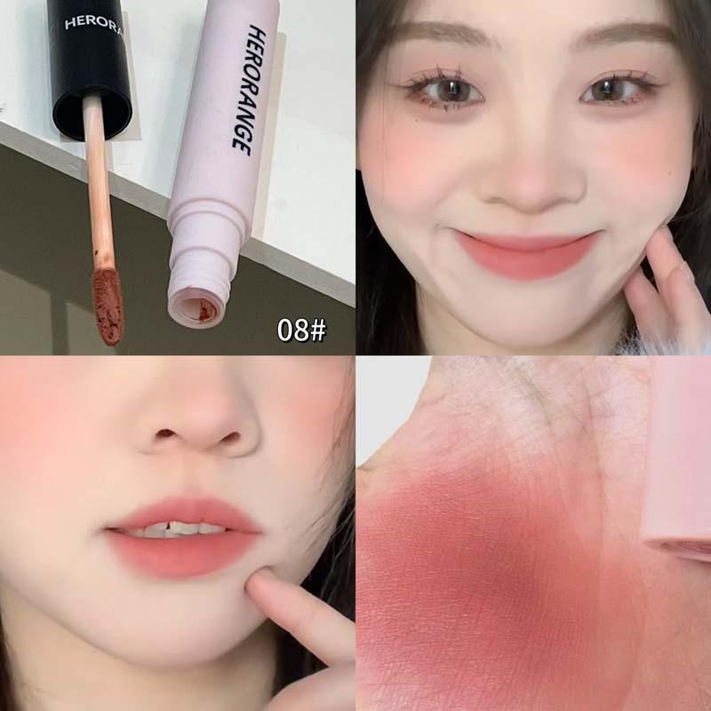 HERORANGE Traumfänger Samt-Lipgloss Matt Nebeliges Nude – Nicht abfärbender, aufhellender Lippenstift für einen natürlichen Look