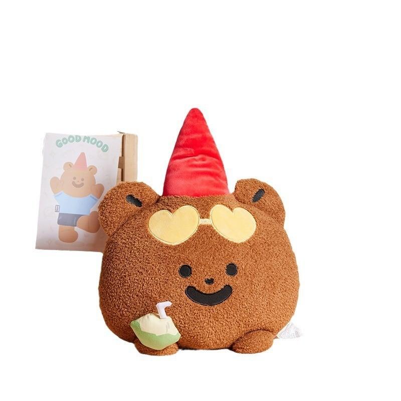 

Подушка в форме головы медведя серии TUNEE GOODS кукла подушка подарок детям 40*45cm