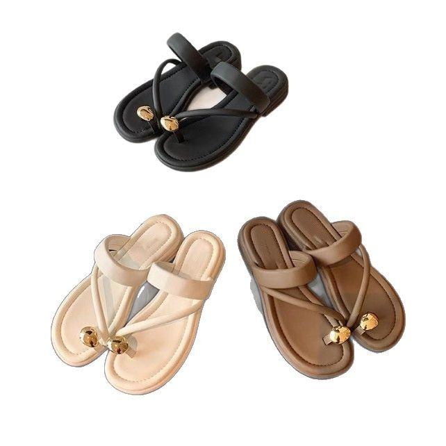 Bubble Golden Beads~ Fairy Wind with Skirt Cover Toe Thick Bottom Beach Casual Slippers Girls Sandals Summer