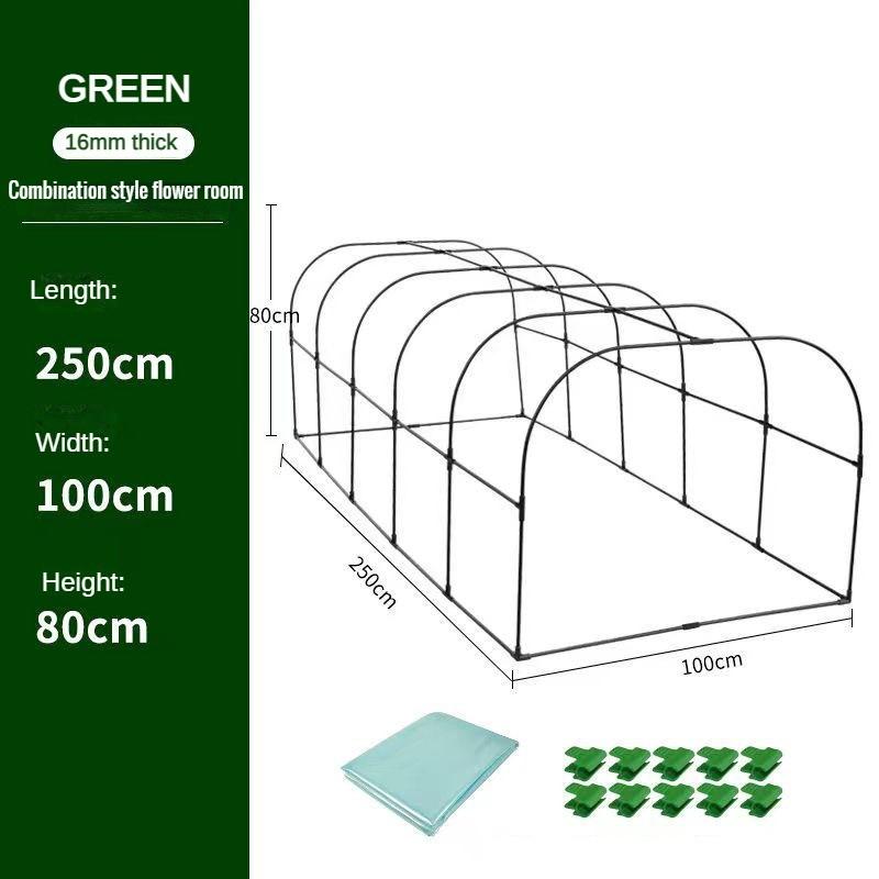Household Garden Small Warm Room Greenhouse Balcony Spliceable Plant Flower Shed Outdoor Flower Room Insulation Shed