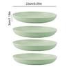 4/16Pcs Wheat Straw Tableware Set Eco Friendly Unbreakable Dinnerware Kitchen Cutlery Kids Dishes Eating Cutlery Camping