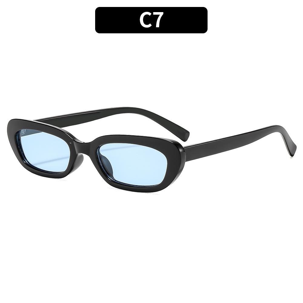 

Женские солнцезащитные очки, мужские и женские ретро солнцезащитные очки «кошачий глаз» с узкой оправой