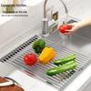 Zusammenklappbares Aufrollbares Abtropfgestell für die Küche