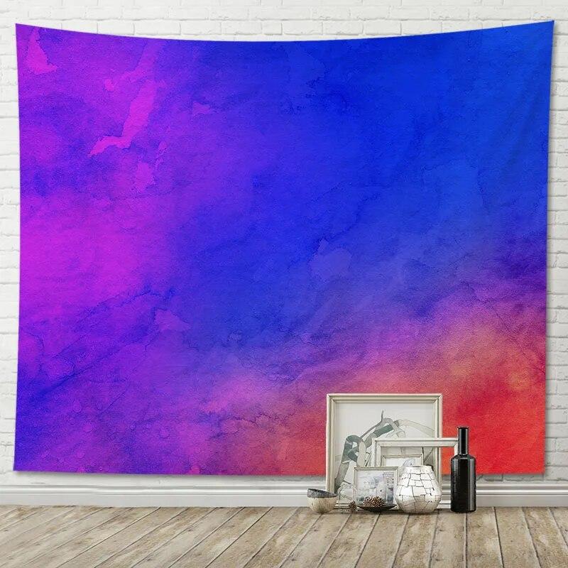 Tapestry Gradient Watercolor Background Home Living Room Decoration Hanging Cloth